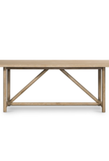 Mika Dining Table in Whitewashed Oak Veneer Mika Dining Table in Whitewashed Oak Veneer