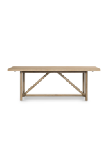 Mika Dining Table in Whitewashed Oak Veneer