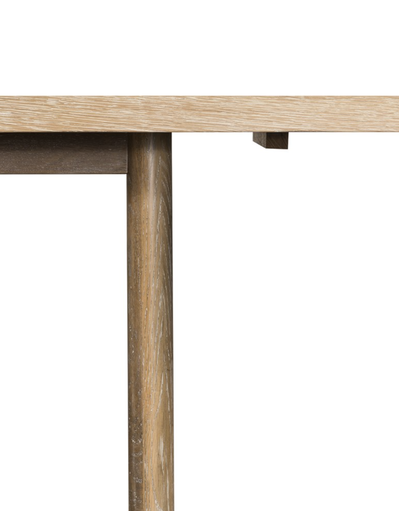 Mika Dining Table in Whitewashed Oak Veneer