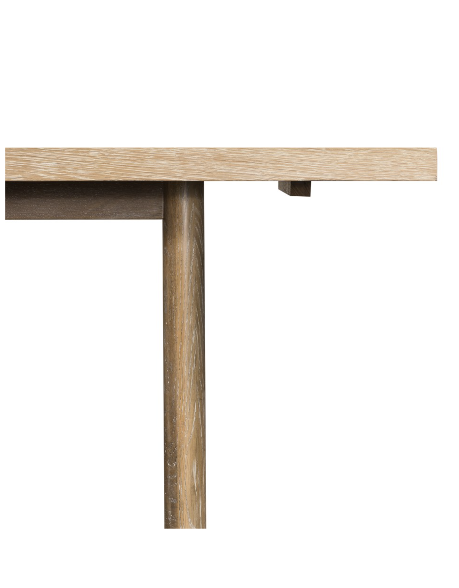 Mika Dining Table in Whitewashed Oak Veneer