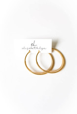 Elizabeth Lyn Jewelry Ltd. Bowie Hoop Earrings