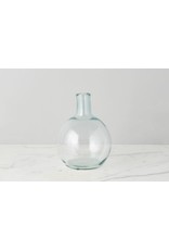 Clear Round Bottom Flask Vase, Small