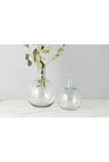 Clear Round Bottom Flask Vase, Small