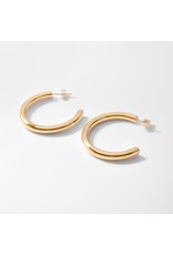 Aura Hoop Earrings -14K Gold Vermeil