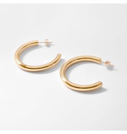 Aura Hoop Earrings -14K Gold Vermeil