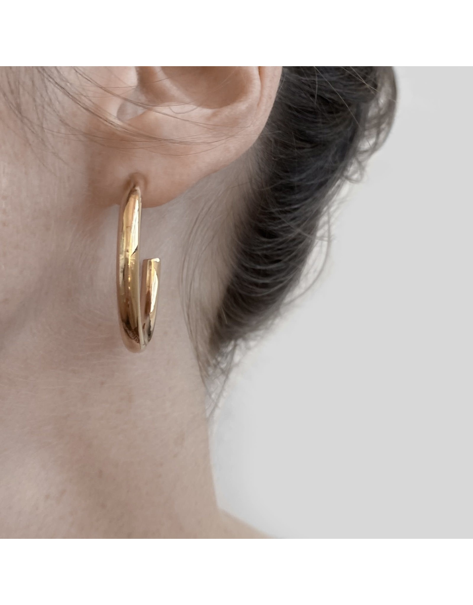 Aura Hoop Earrings -14K Gold Vermeil