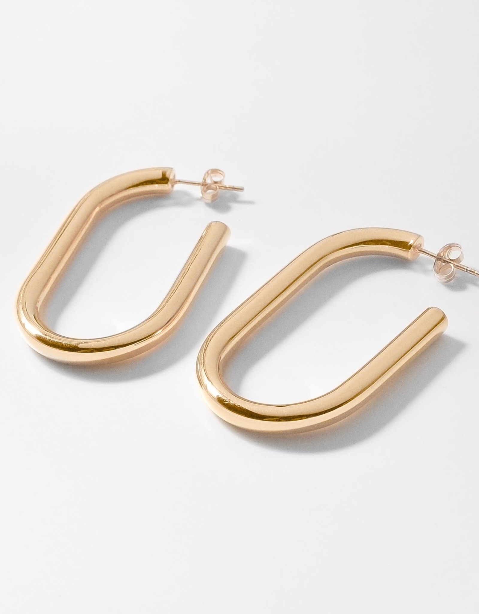 Athena Hoop Earrings - 14k Gold