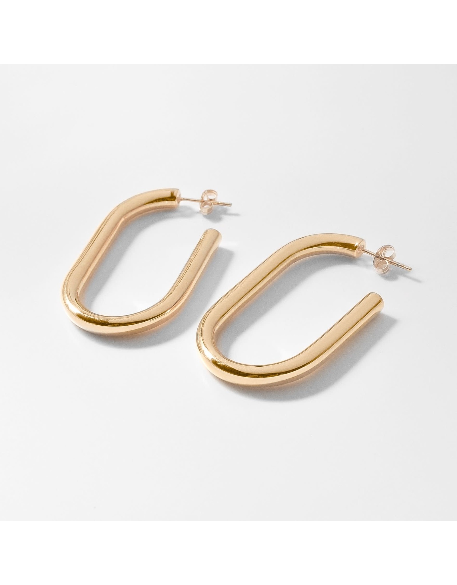 Athena Hoop Earrings - 14k Gold