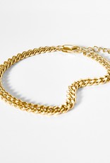 Drew Curb Bracelet - 14k GP