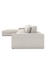 Bloor 3 pc Sectional Sofa w/Ottoman in Essence Natural