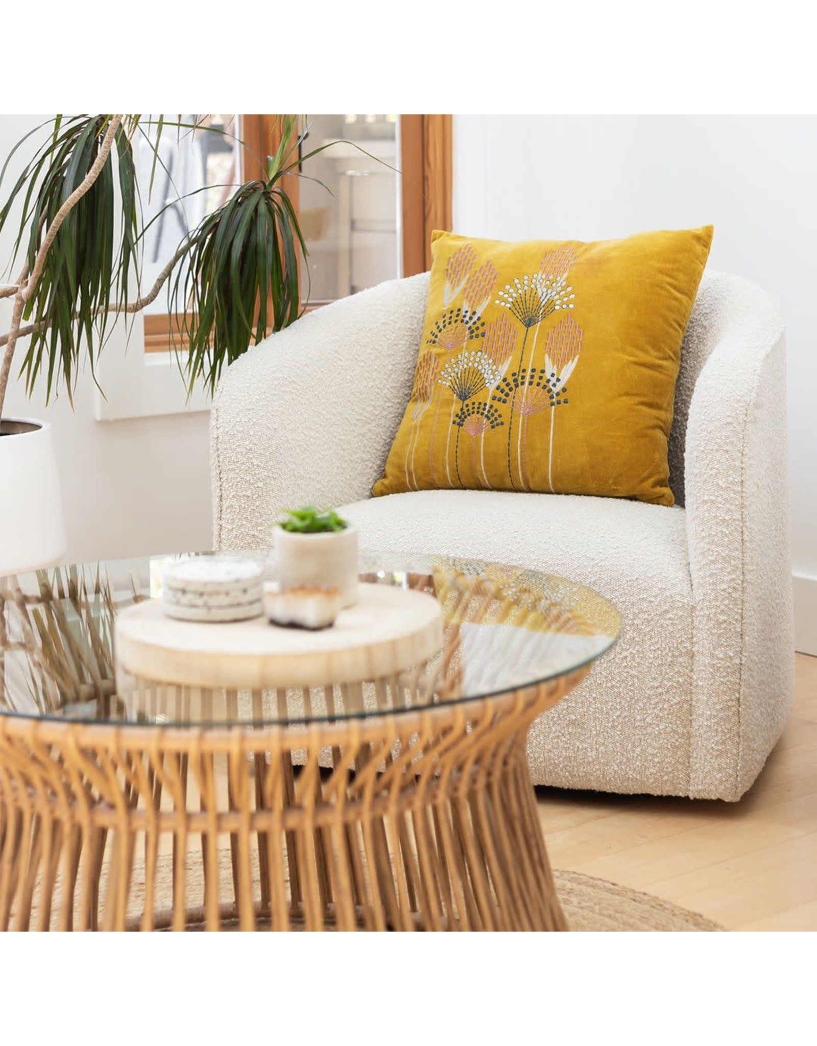 Evita Chair - Cream Boucle
