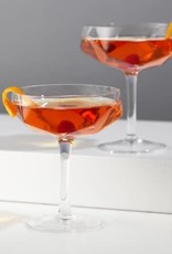 Faceted Crystal Coupe (per glass)