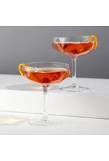 Faceted Crystal Coupe (per glass)
