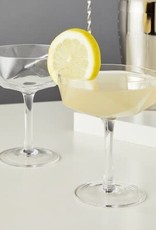 Faceted Crystal Coupe (per glass)
