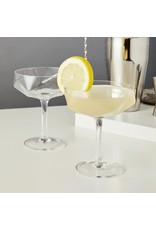 Faceted Crystal Coupe (per glass)