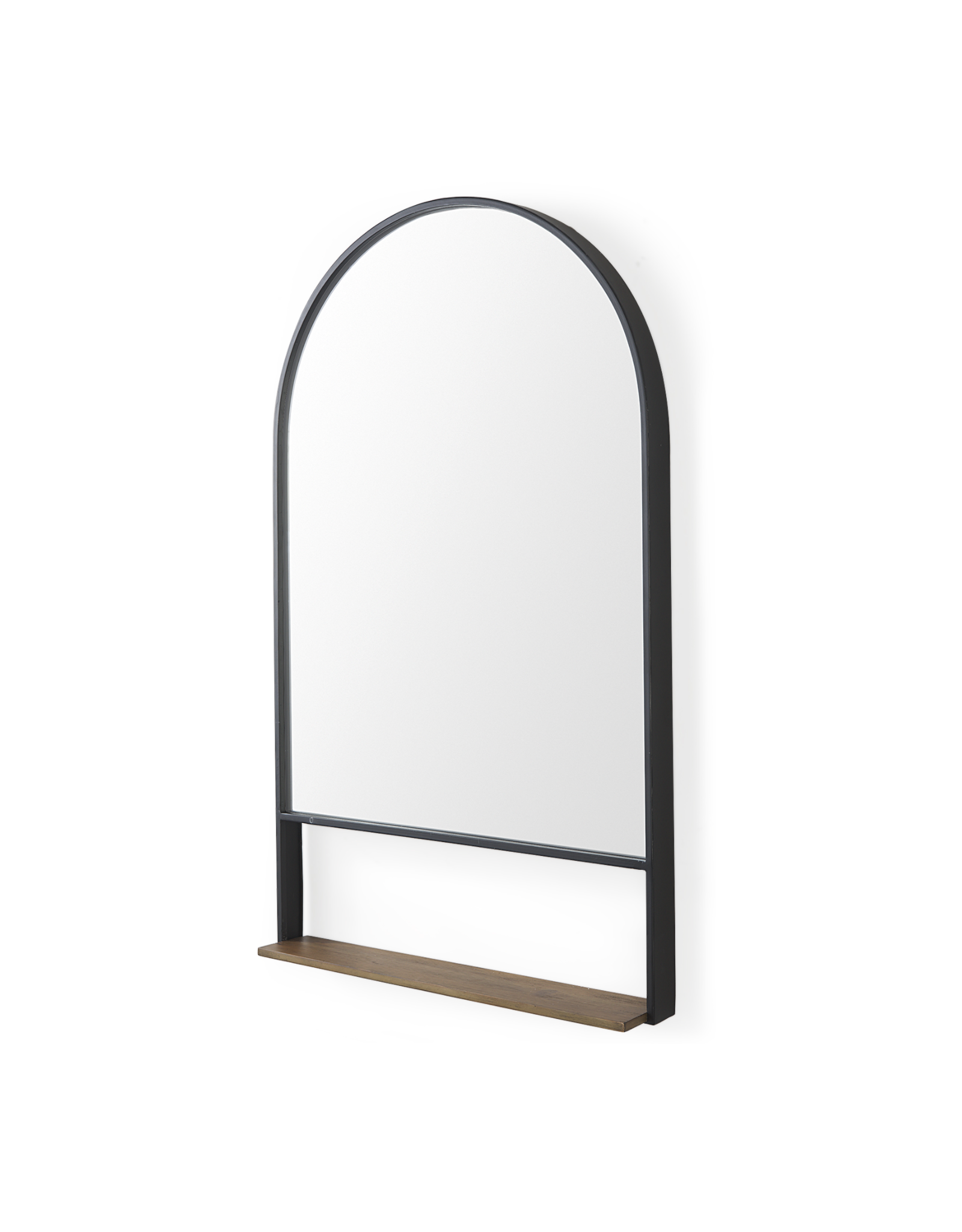 Cora Arched Wall Mirror with Shelf