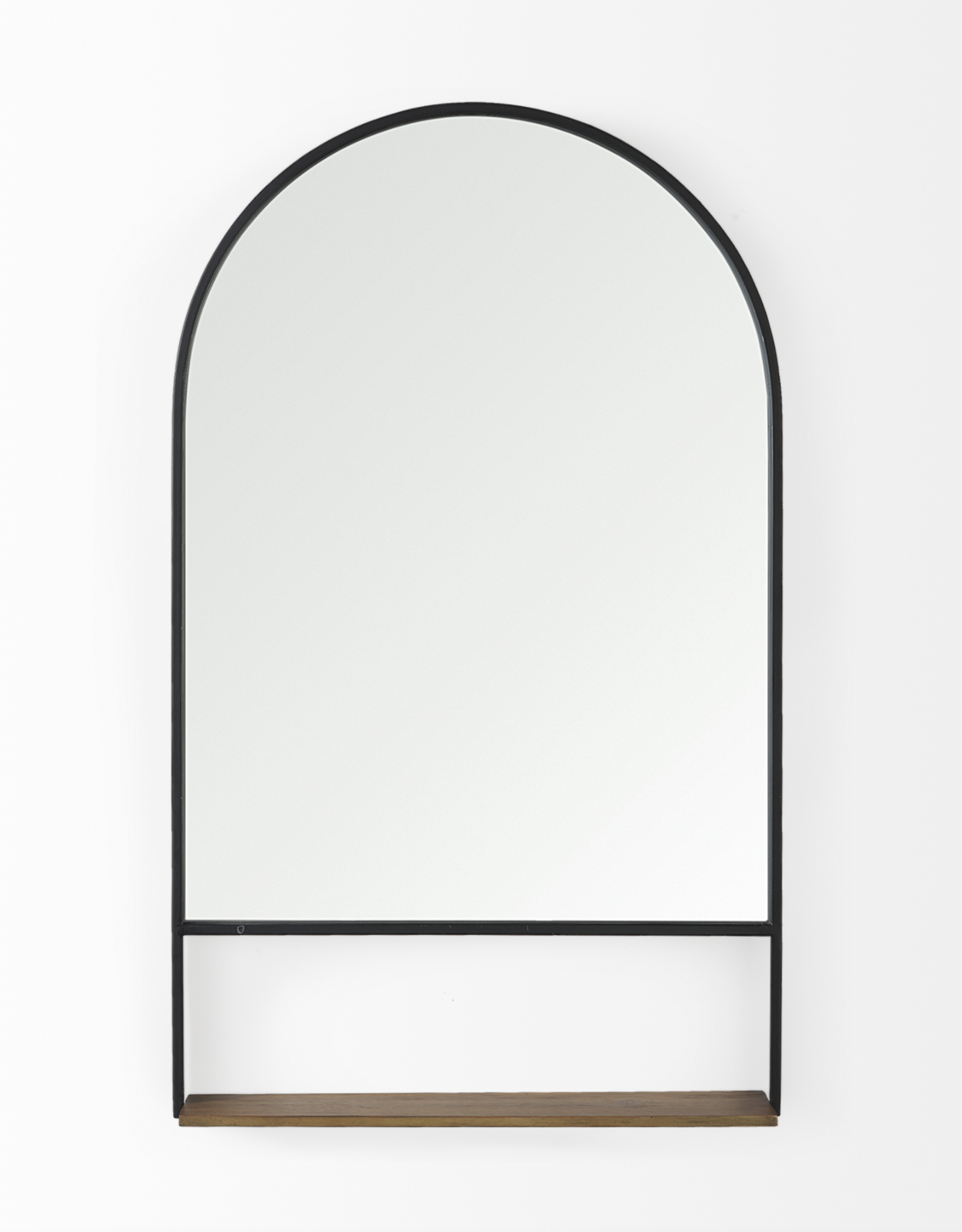 Cora Arched Wall Mirror with Shelf