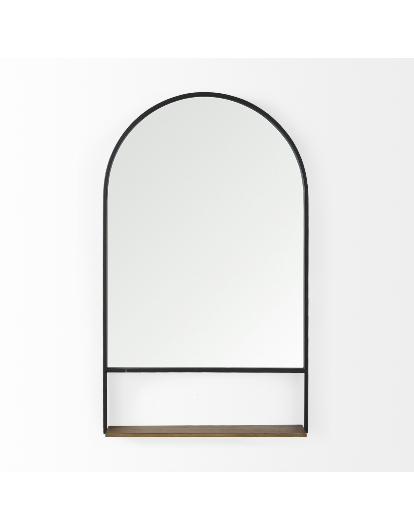 Cora Arched Wall Mirror with Shelf