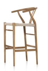 Muestra Bar Stool in Natural Teak