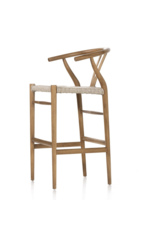Muestra Bar Stool in Natural Teak