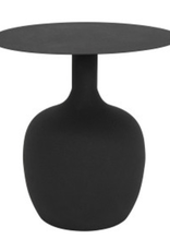 Textured Table in Black - 18" D x 18" H