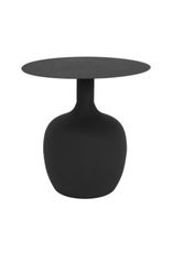 Textured Table in Black - 18" D x 18" H