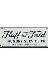 Fluff and Fold Sign - 36'"x 14"