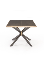 Spider Dining Table in Bright Brass Clad - 94"