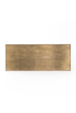 Spider Dining Table in Bright Brass Clad - 94"