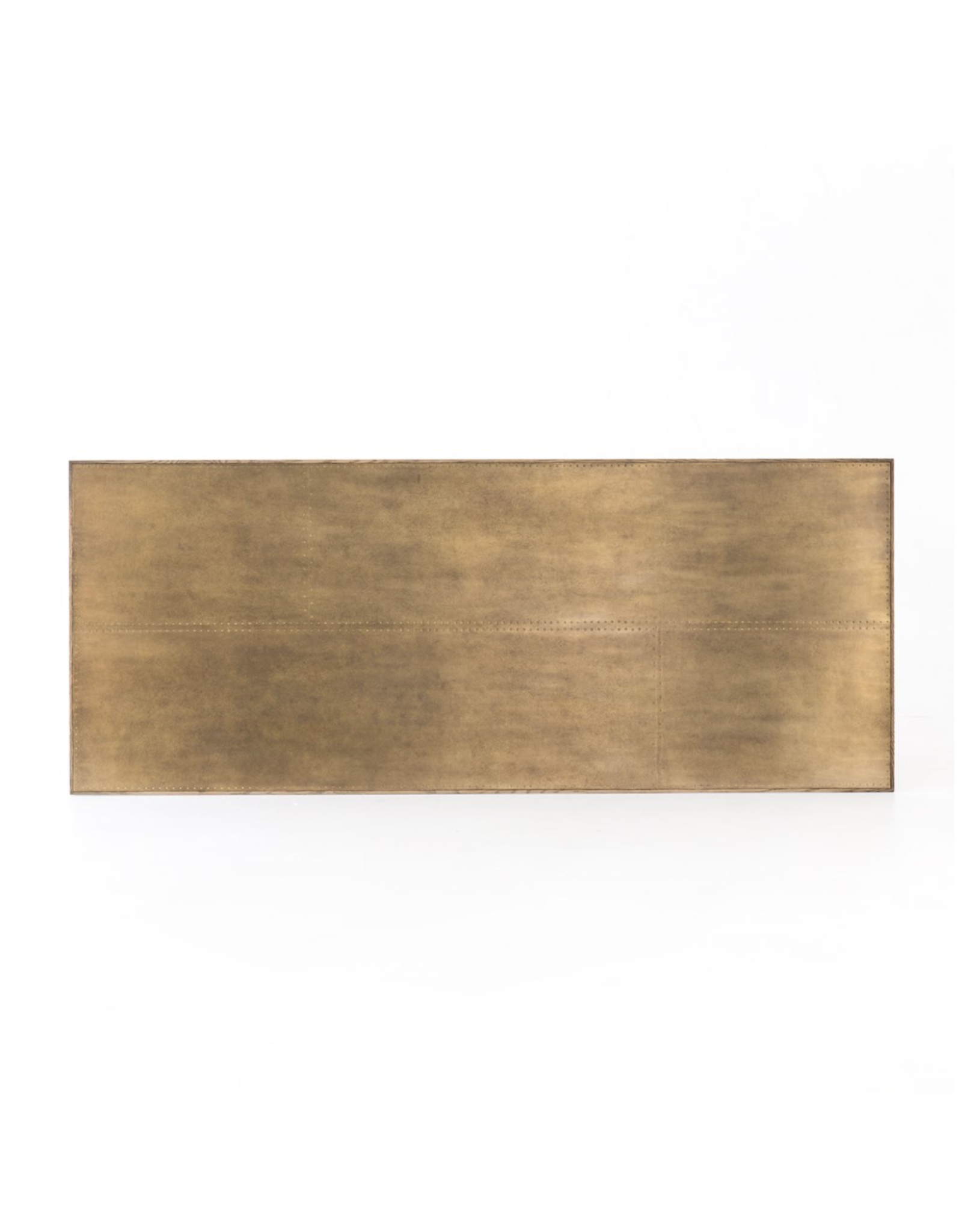Spider Dining Table in Bright Brass Clad - 94"