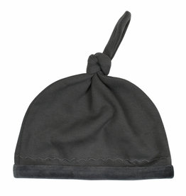 Velveteen Top-Knot Hat