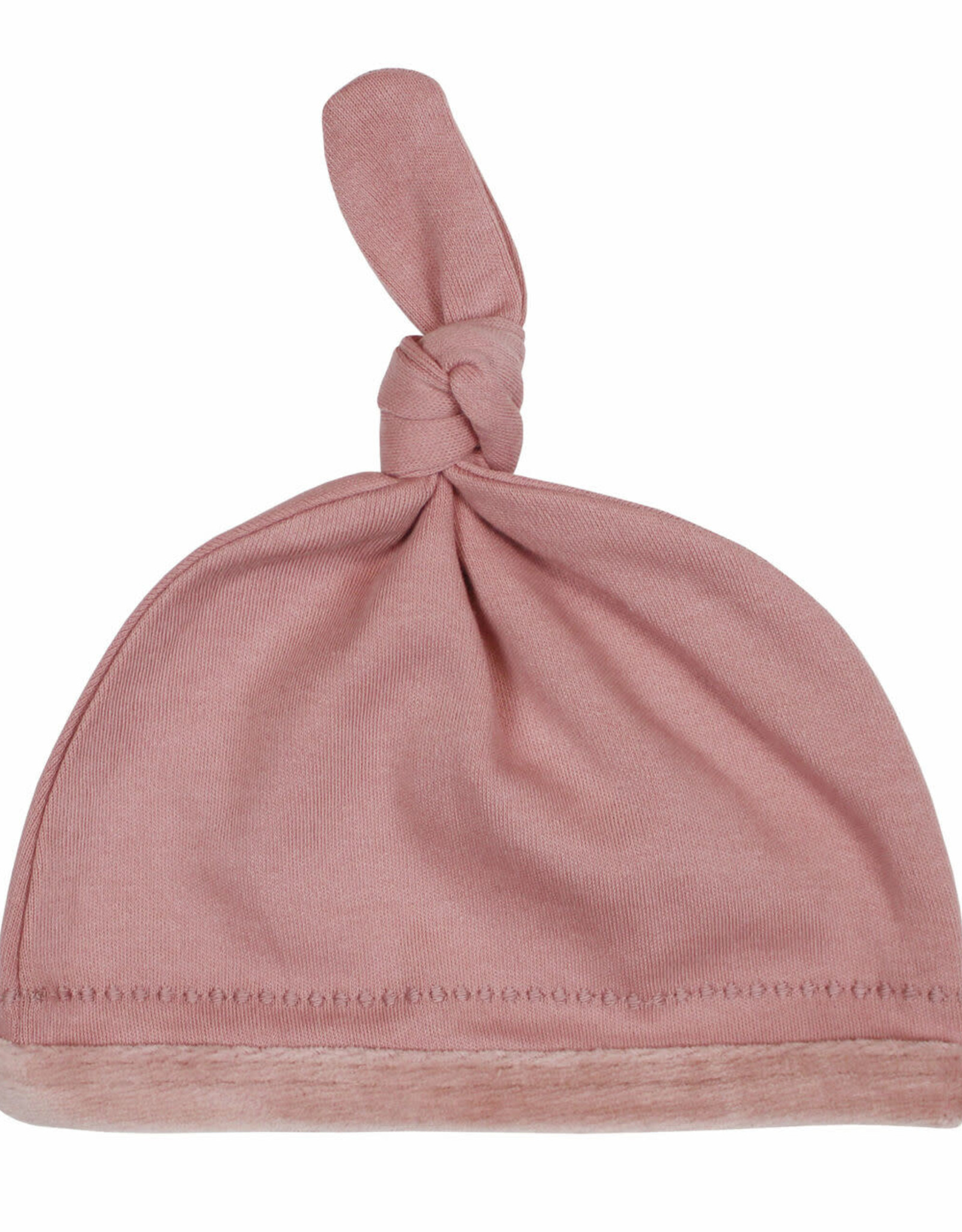 Velveteen Top-Knot Hat