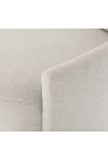 Chloe Media Lounger in Delta Bisque