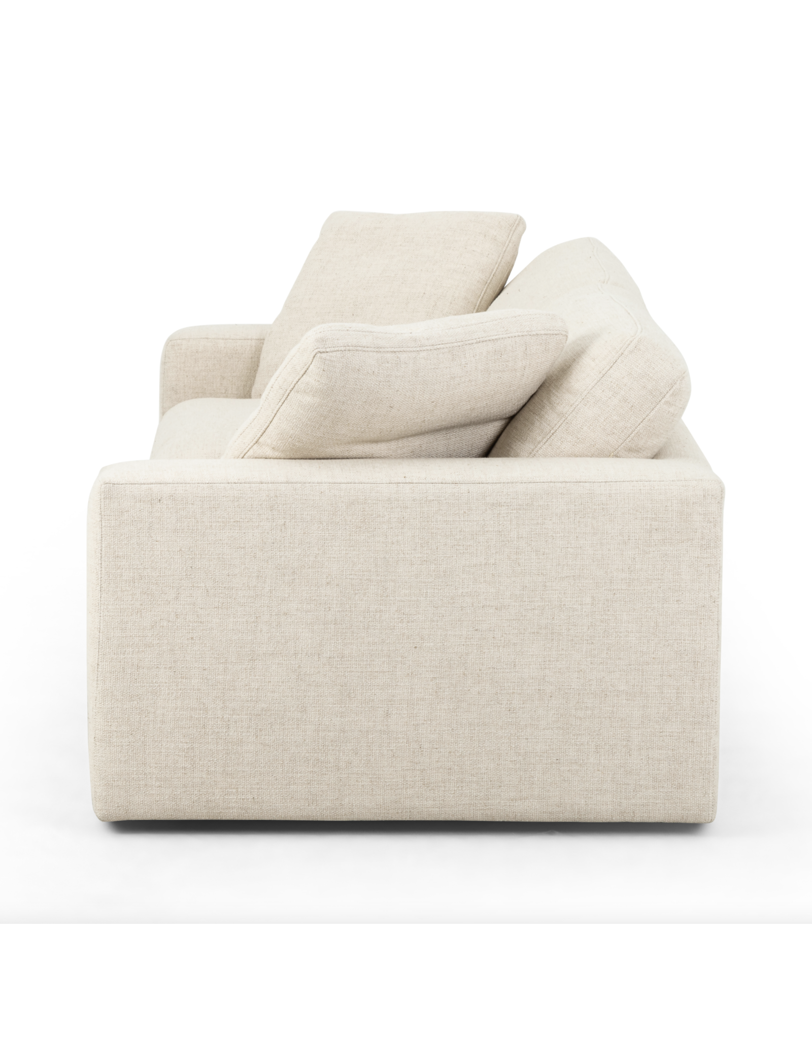 Plume Sofa in Thames Cream - 96"