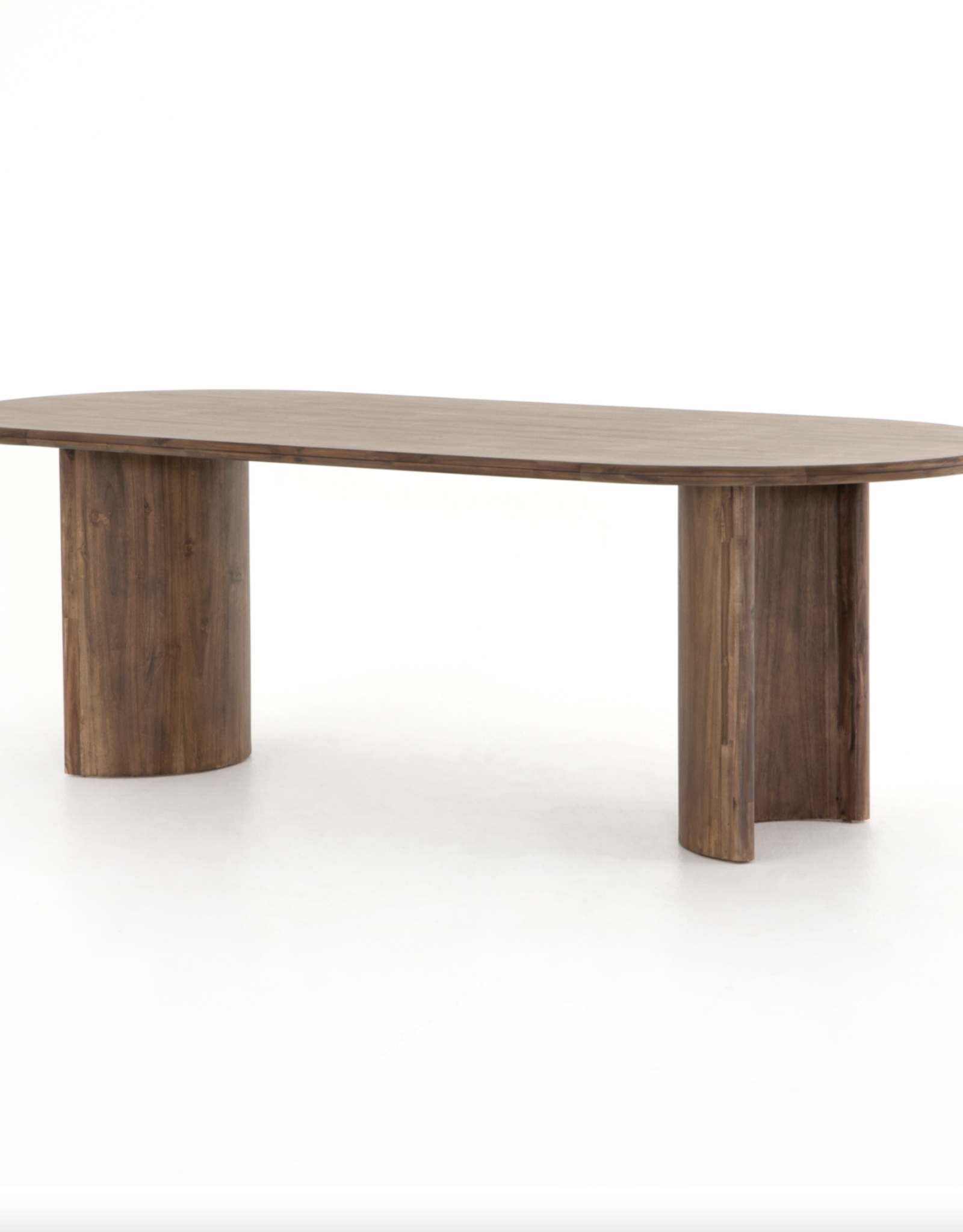 Paden Dining Table in Seasoned Brown Acacia