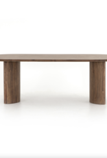 Paden Dining Table in Seasoned Brown Acacia