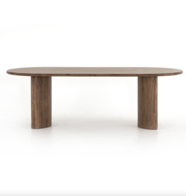 Paden Dining Table in Seasoned Brown Acacia