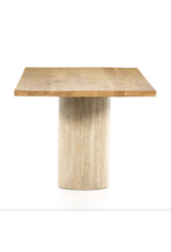 Malia Dining Table in Natural Oak