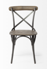 Etienne I Wood & Iron Dining Chair