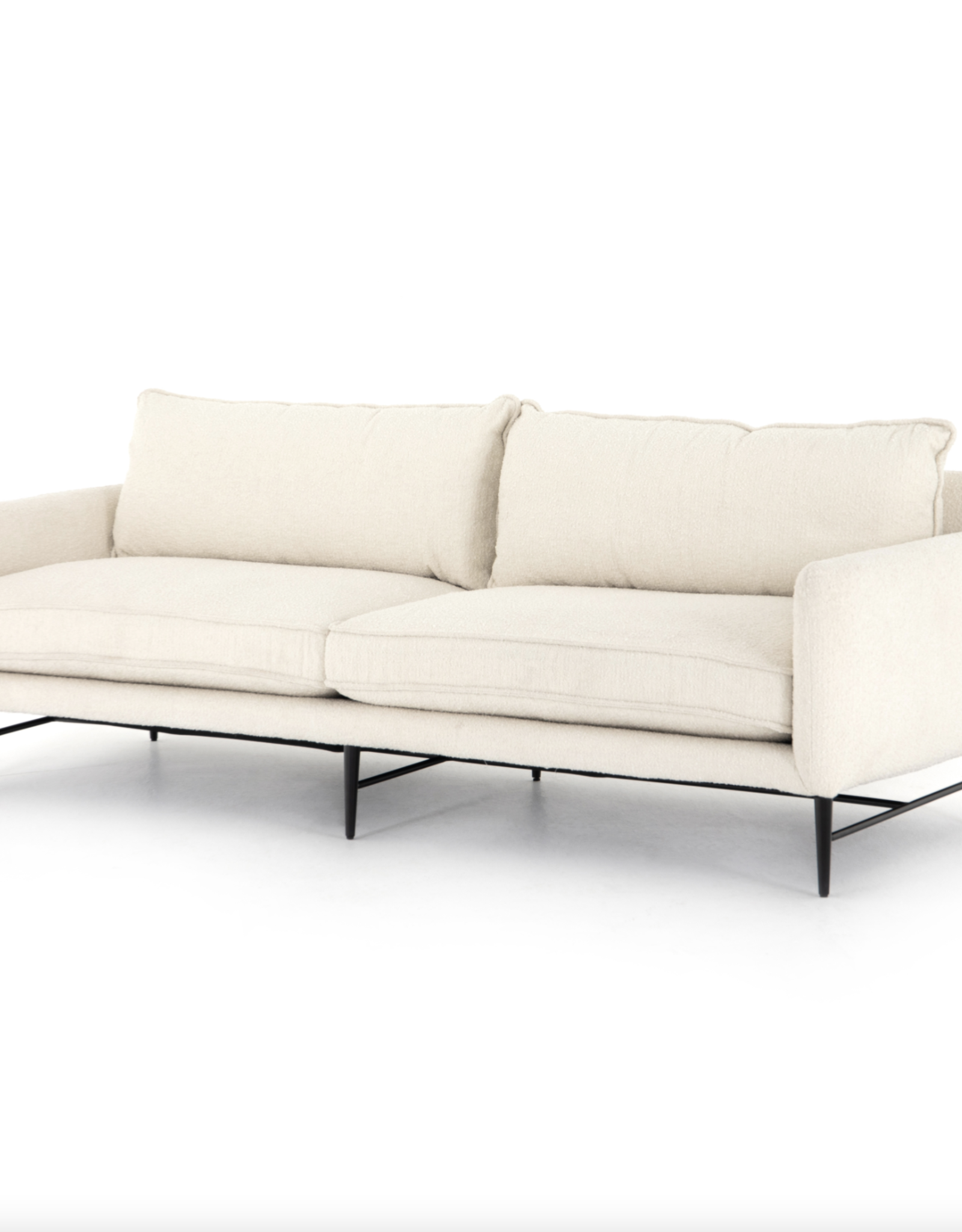 Delaney Sofa in Altro Snow - 92.5"