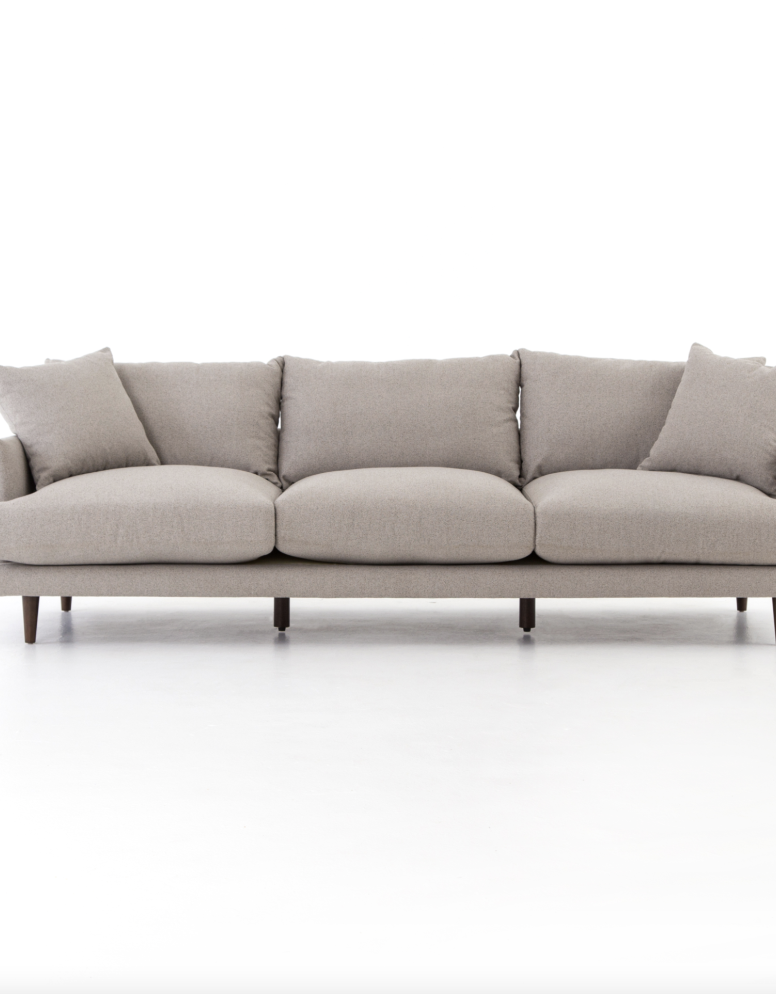 Asta Sofa in Fedora Pewter 98"