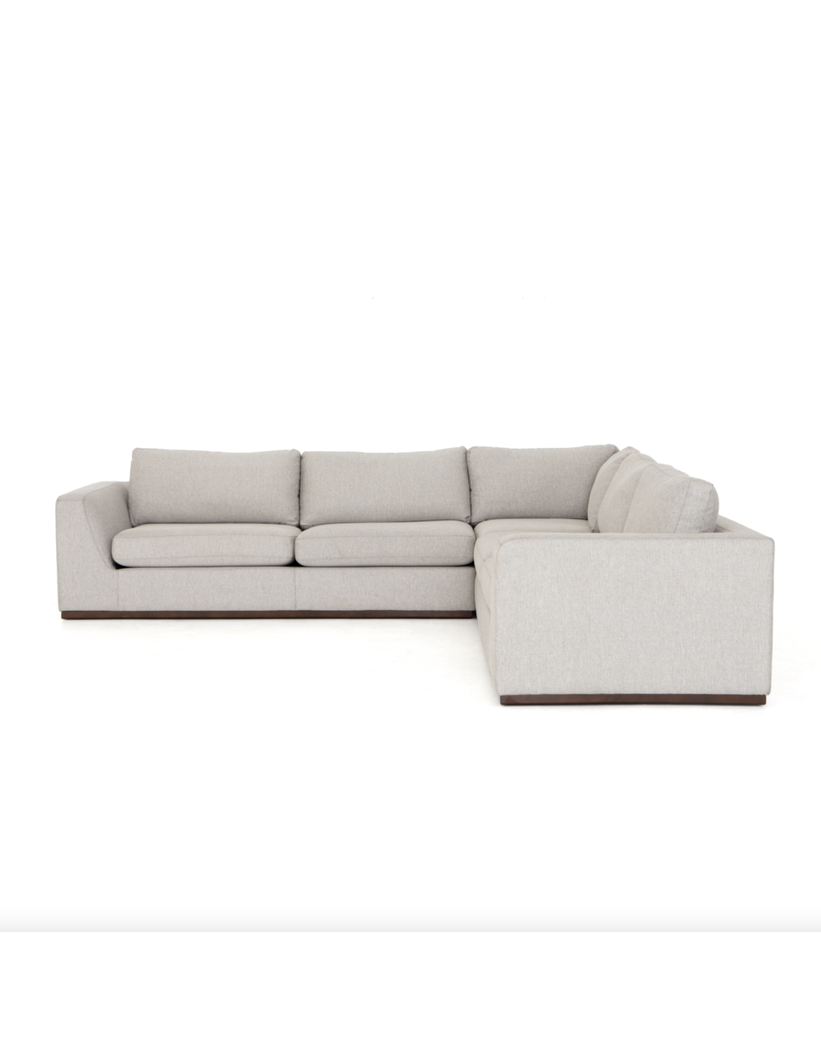 Colt 3 Piece Sectional in Aldred Silver