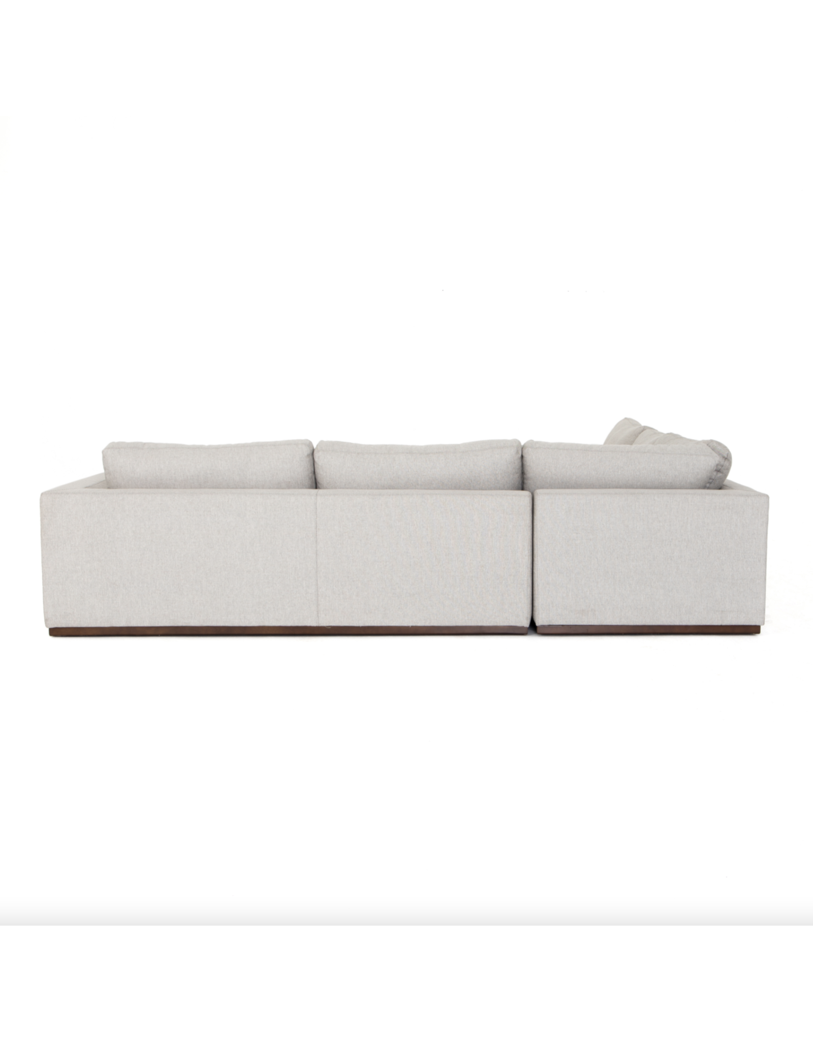 Colt 3 Piece Sectional in Aldred Silver