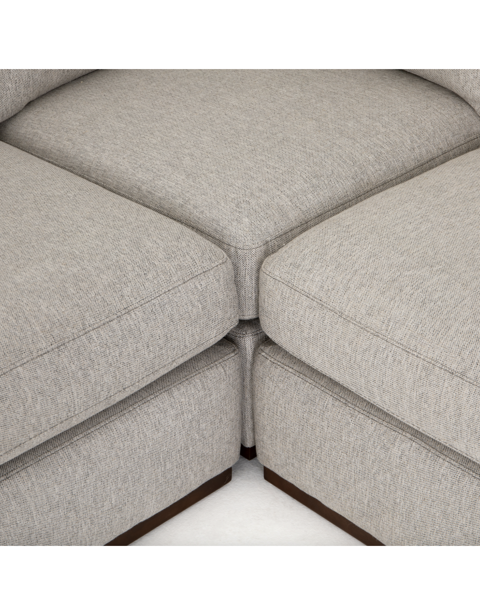 Colt 3 Piece Sectional in Aldred Silver