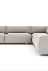 Fenton 3 Pc Sectional in Carrera Cloud