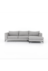 Madeline 2 Piece Sectional in Lashon Fog