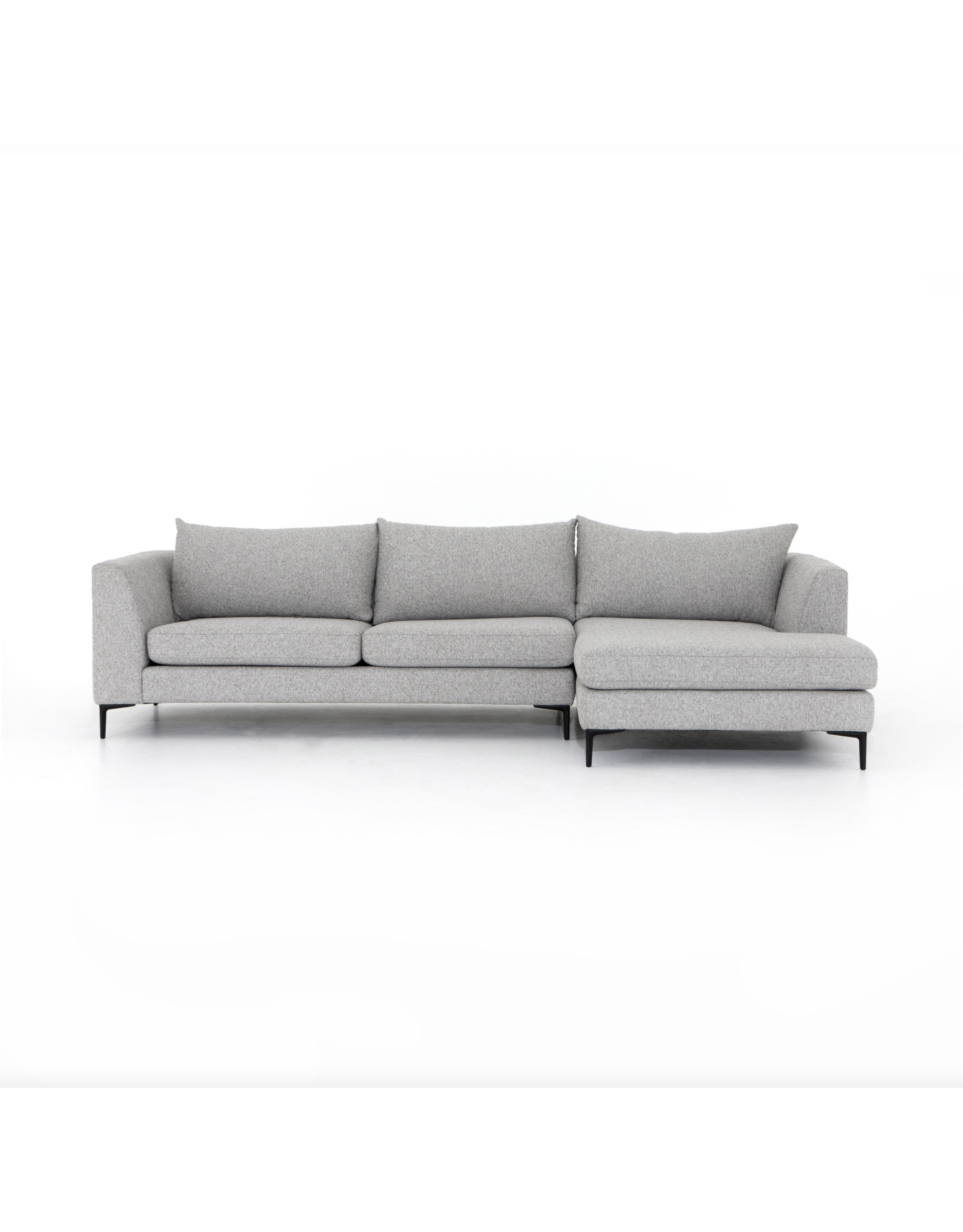 Madeline 2 Piece Sectional in Lashon Fog