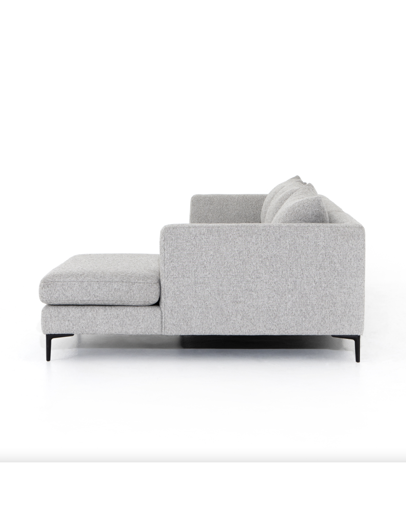 Madeline 2 Piece Sectional in Lashon Fog