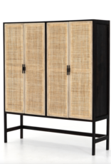 Caprice Cabinet in Black Wash Mango & Natural