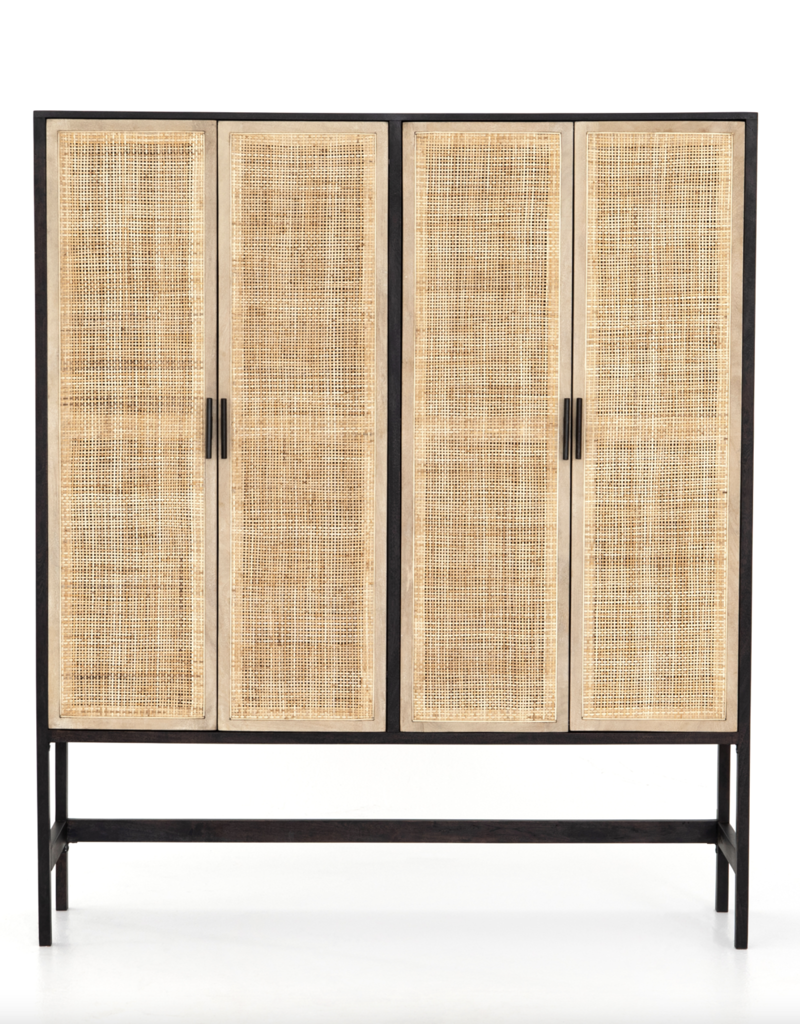 Caprice Cabinet in Black Wash Mango & Natural